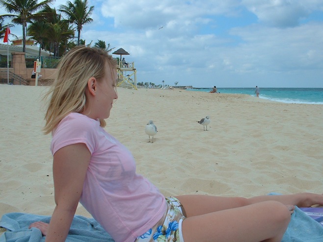 Katy on the Beach